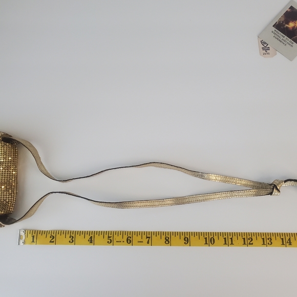 Whiting and Davis Gold Mesh Night Bag, Like New, Vintage - Picture 15 of 16